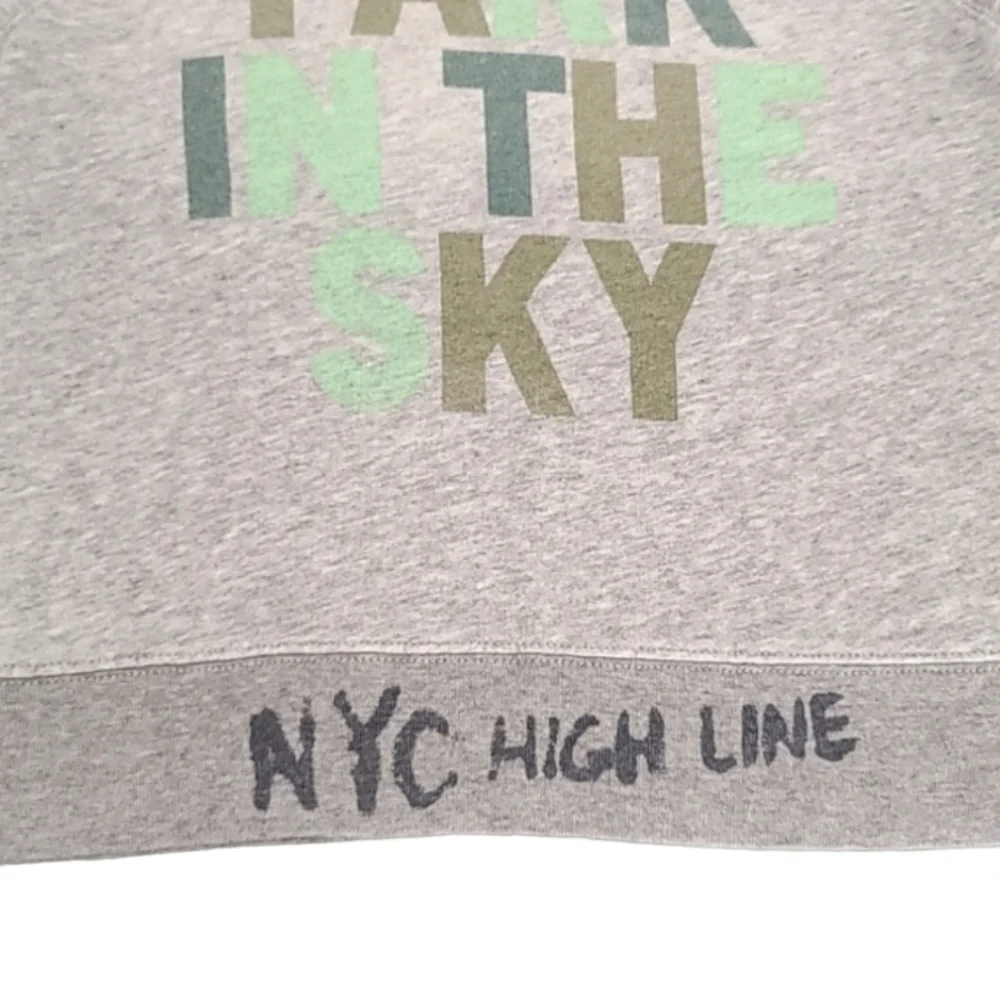 CREWCUTS x HIGH LINE Graphic Crop Sweatshirt Girls 8 Park in the Sky NYC LIMITED - Picture 9 of 12